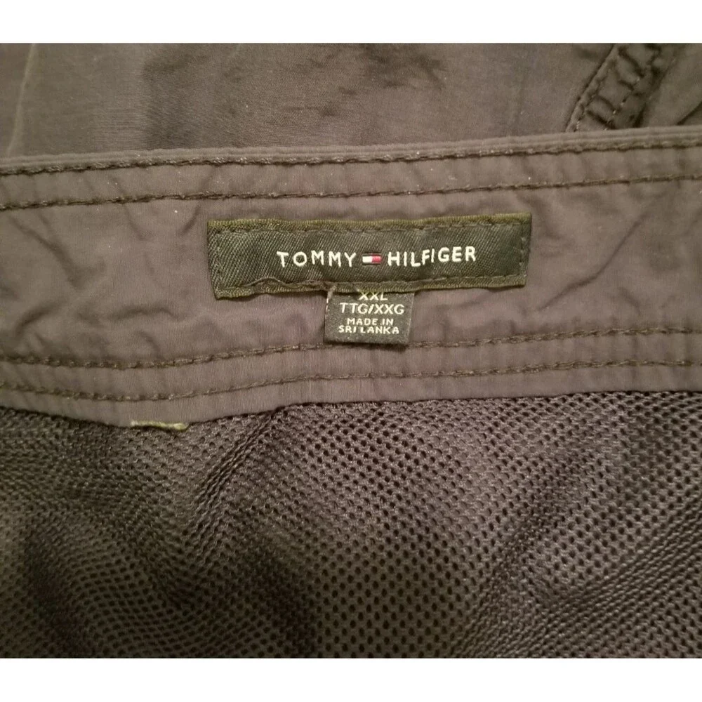 Tommy Hilfiger Men's Shorts LOGO Spell-Out Swim Trunks Mesh Lining Size XXL